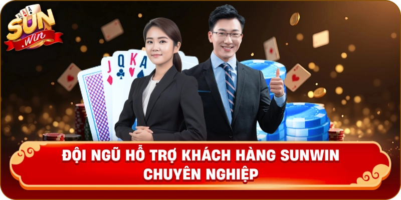 Đội ngũ hỗ trợ khách hàng Sunwin chuyên nghiệp - ALT: Hỗ trợ nhận khuyến mãi Sunwin 24/7